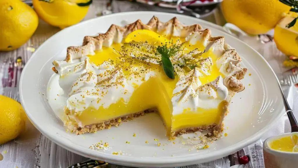 Torta de Limão com Merengue que Encanta o Paladar